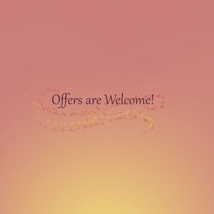 Willing to accept reasonable offers!